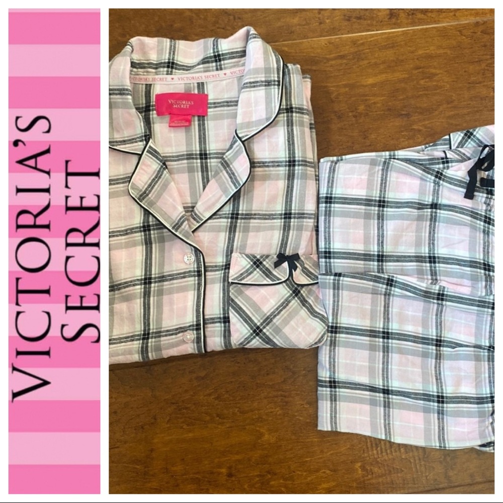 Victorias Secret Plaid Pajama Set